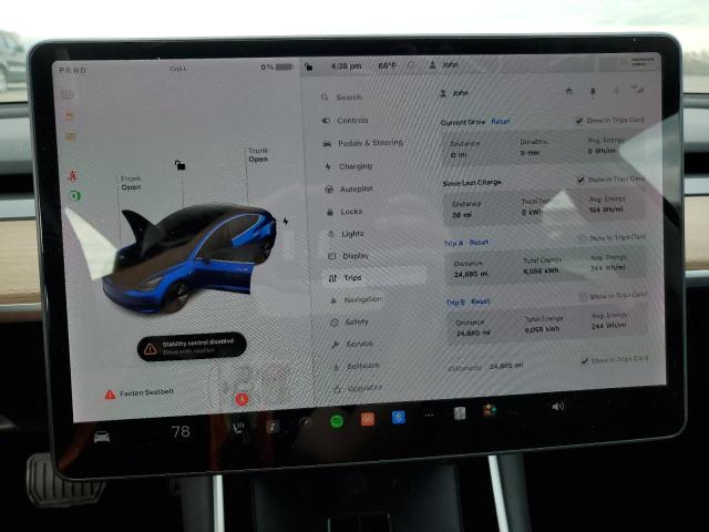 Photo 9 from auction – 2019 TESLA MODEL 3 with VIN 5YJ3E1EA2KF344729
