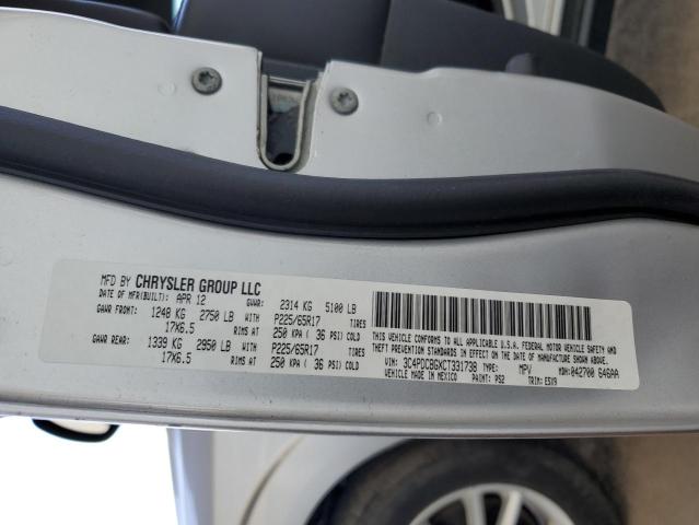 Photo 14 from auction – 2012 DODGE JOURNEY SX with VIN 3C4PDCBGXCT331738