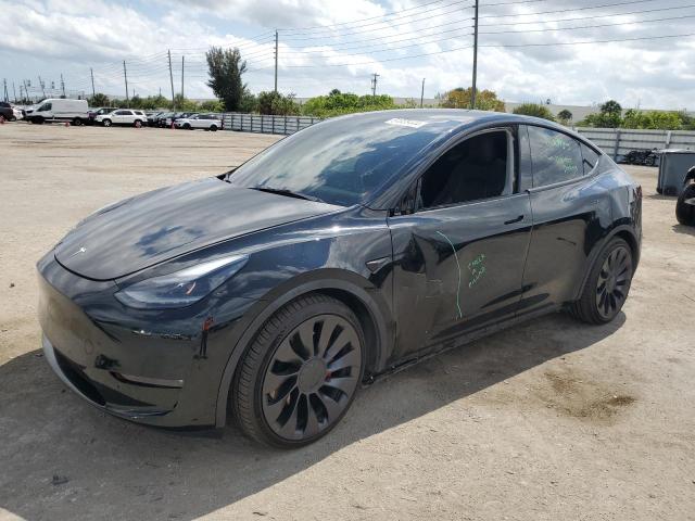 TESLA MODEL Y 2022 with VIN 7SAYGDEF8NF318673 - Photo from auction