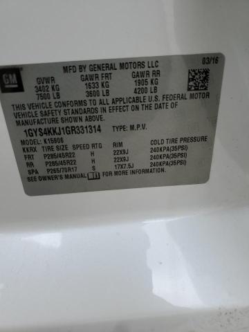 Photo 14 from auction – 2016 CADILLAC ESCALADE E with VIN 1GYS4KKJ1GR331314