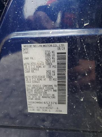 Photo 14 from auction – 2019 NISSAN PATHFINDER with VIN 5N1DR2MM8KC652376