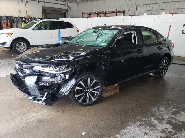 HONDA CIVIC EX 2022 with VIN JHMFE1F7XNX007041 - Photo from auction