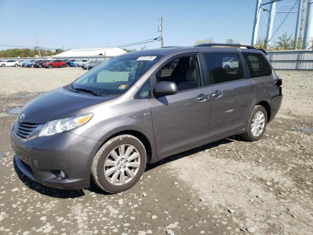 TOYOTA SIENNA XLE 2017 with VIN 5TDDZ3DC3HS148858 - Photo from auction