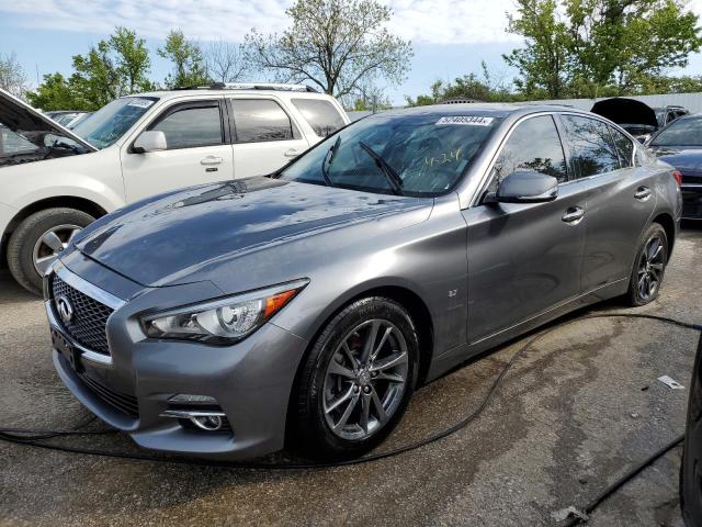 INFINITI Q50 BASE 2015 with VIN JN1BV7AR3FM419898 - Photo from auction