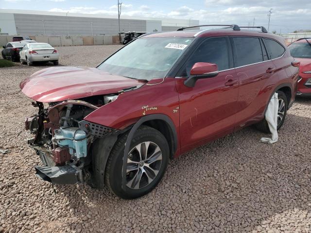 TOYOTA HIGHLANDER 2022 with VIN 5TDHARAH1NS514565 - Photo from auction