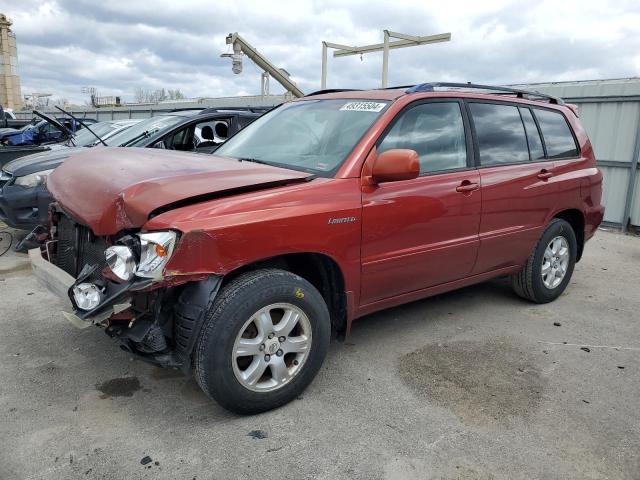 TOYOTA HIGHLANDER 2003 with VIN JTEGF21AX30112708 - Photo from auction