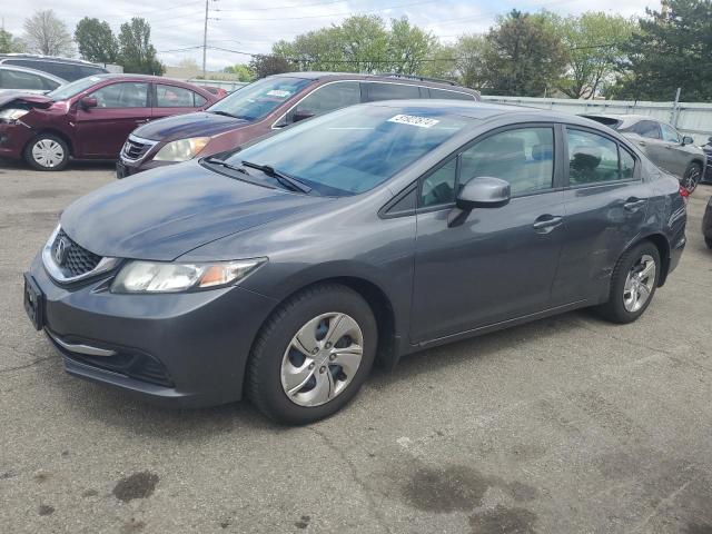 HONDA CIVIC LX 2013 with VIN 19XFB2F5XDE073506 - Photo from auction