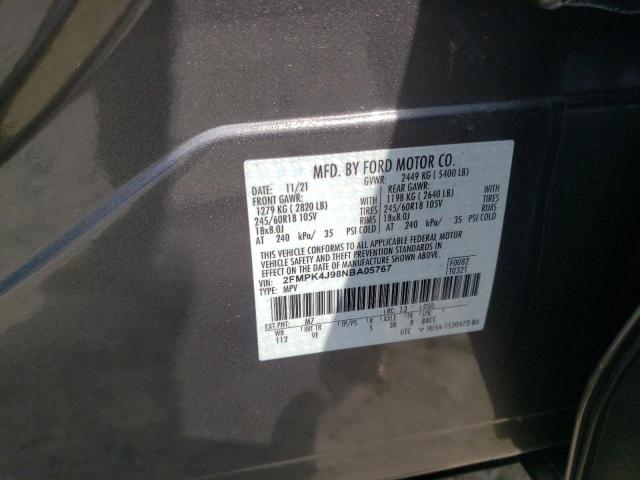 Photo 14 from auction – 2022 FORD EDGE SEL with VIN 2FMPK4J98NBA05767
