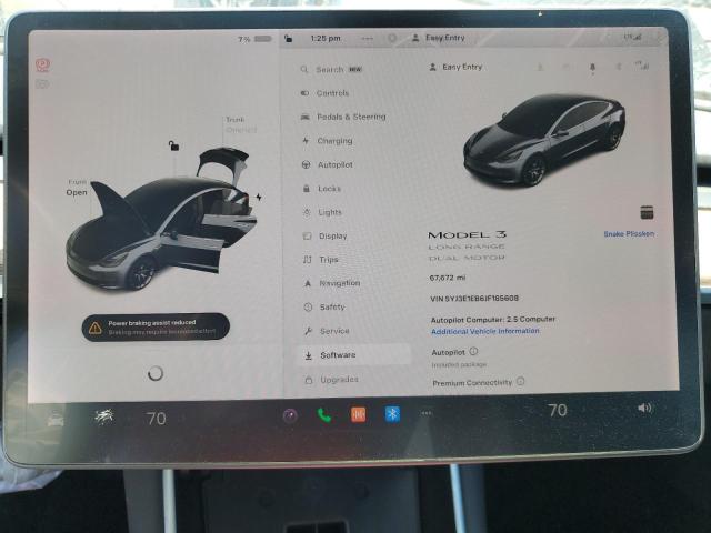 Photo 9 from auction – 2018 TESLA MODEL 3 with VIN 5YJ3E1EB6JF185608