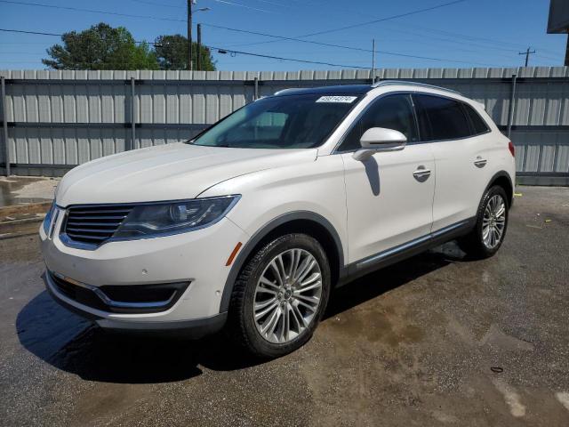 LINCOLN MKX RESERV 2016 with VIN 2LMTJ6LR5GBL59232 - Photo from auction