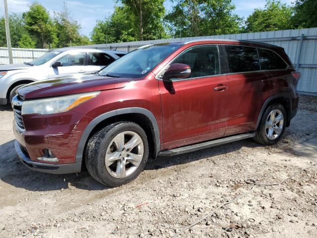 TOYOTA HIGHLANDER 2014 with VIN 5TDDKRFH5ES047803 - Photo from auction
