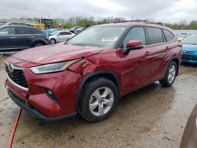 TOYOTA HIGHLANDER 2021 with VIN 5TDZZRAH5MS534491 - Photo from auction
