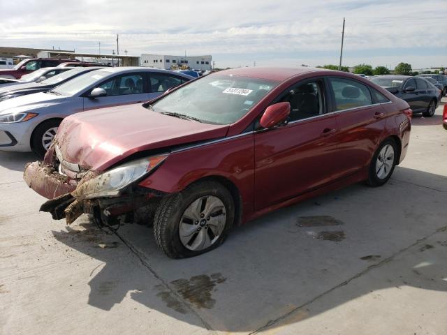 HYUNDAI SONATA GLS 2014 with VIN 5NPEB4AC6EH817323 - Photo from auction