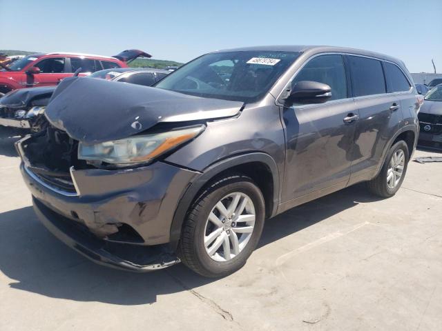 TOYOTA HIGHLANDER 2015 with VIN 5TDZARFH4FS010817 - Photo from auction