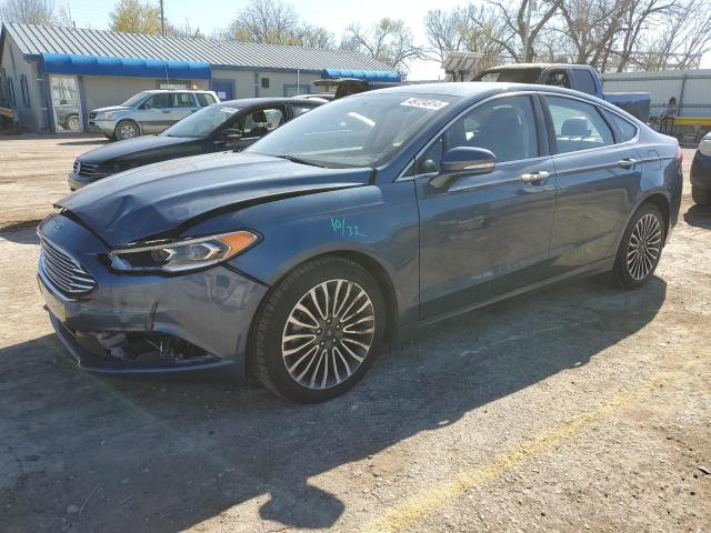 FORD FUSION SE 2018 with VIN 3FA6P0HD3JR127474 - Photo from auction