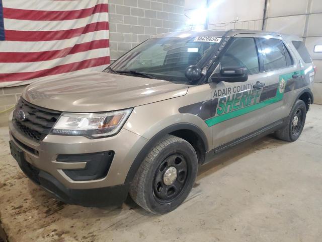 FORD EXPLORER P 2017 with VIN 1FM5K8AR6HGD06355 - Photo from auction