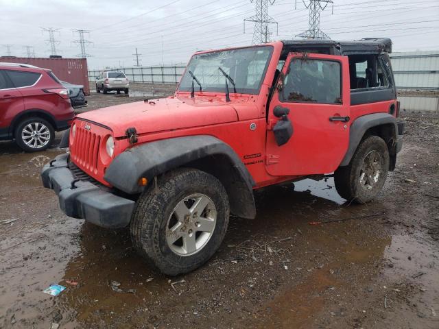 JEEP WRANGLER S 2013 with VIN 1C4AJWAG2DL557139 - Photo from auction
