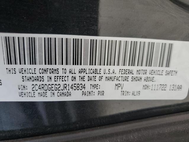 Photo 14 from auction – 2018 DODGE GRAND CARA with VIN 2C4RDGEG2JR145834