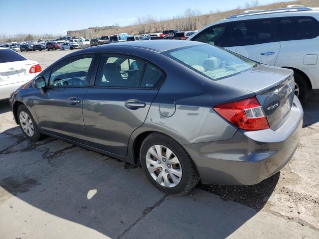 Photo 2 from auction – 2012 HONDA CIVIC LX with VIN 19XFB2F52CE087396