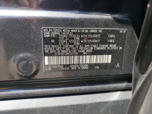 Photo 14 from auction – 2021 TOYOTA RAV4 LE with VIN 2T3H1RFV3MC097298