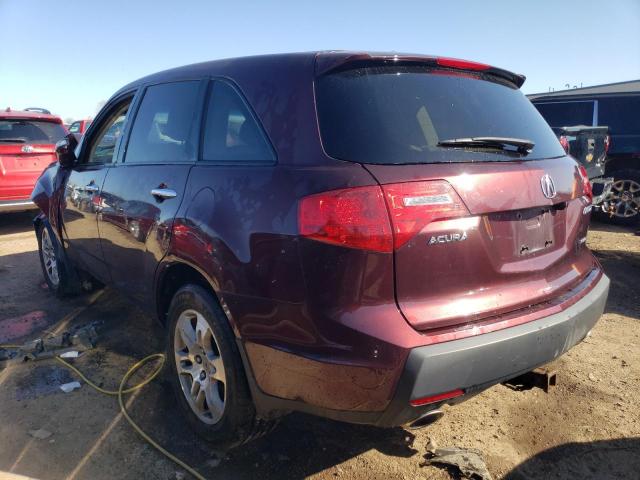 Photo 2 from auction – 2008 ACURA MDX TECHNO with VIN 2HNYD28388H501365
