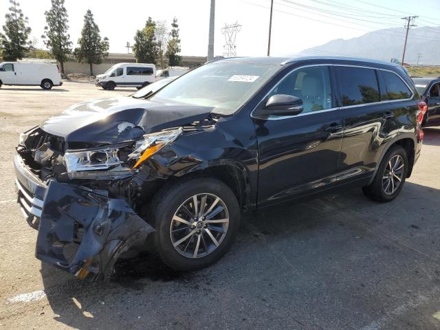 TOYOTA HIGHLANDER 2017 with VIN 5TDJZRFH2HS522360 - Photo from auction