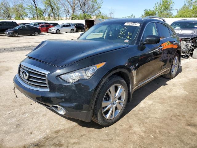 INFINITI QX70 2014 with VIN JN8CS1MW4EM412776 - Photo from auction