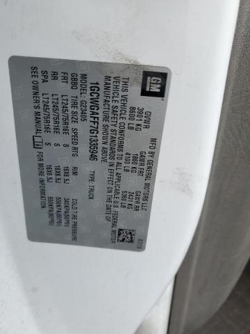 Photo 14 from auction – 2016 CHEVROLET EXPRESS G2 with VIN 1GCWGAFF7G1335946