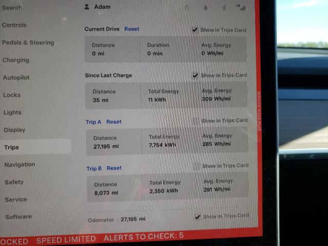 Photo 9 from auction – 2023 TESLA MODEL Y with VIN 7SAYGDEE3PF806438