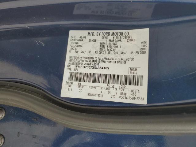 Photo 14 from auction – 2008 FORD EXPLORER E with VIN 1FMEU73EX8UA84189