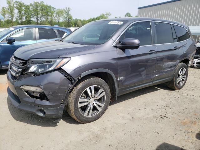 HONDA PILOT EXL 2018 with VIN 5FNYF6H57JB072143 - Photo from auction