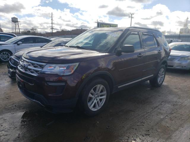 FORD EXPLORER X 2018 with VIN 1FM5K8D86JGB25409 - Photo from auction