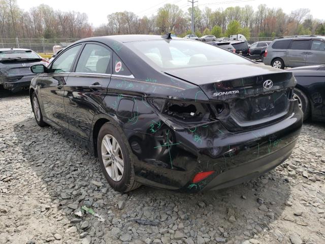 Photo 2 from auction – 2014 HYUNDAI SONATA GLS with VIN 5NPEB4AC2EH866826