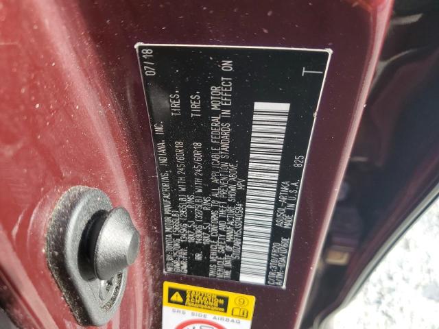 Photo 14 from auction – 2018 TOYOTA HIGHLANDER with VIN 5TDZARFH5JS040594
