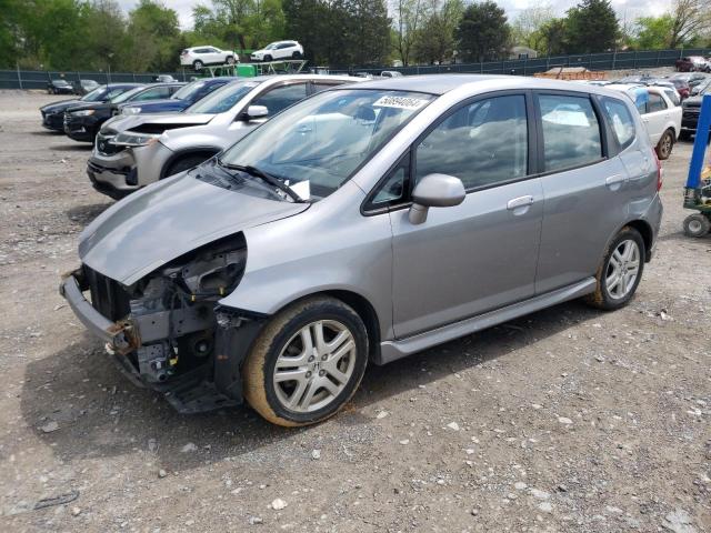HONDA FIT S 2007 with VIN JHMGD37637S050192 - Photo from auction