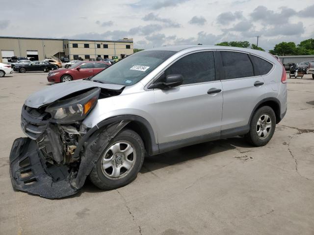 HONDA CR-V LX 2012 with VIN 5J6RM4H3XCL049852 - Photo from auction