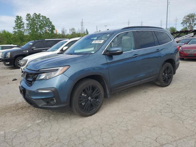 HONDA PILOT SE 2021 with VIN 5FNYF6H2XMB010813 - Photo from auction