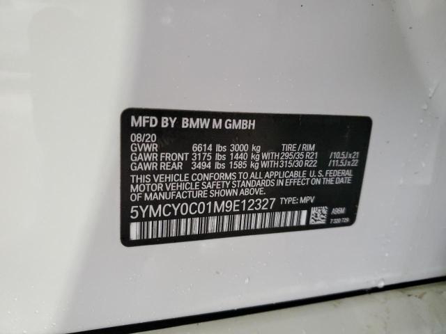 Photo 14 from auction – 2021 BMW X6 M with VIN 5YMCY0C01M9E12327