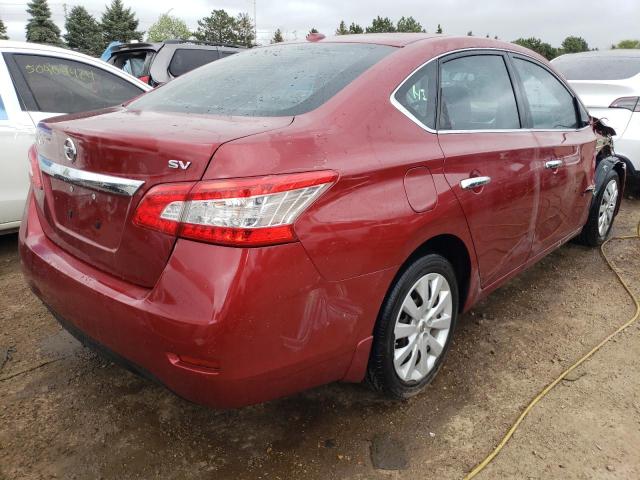 Photo 3 from auction – 2015 NISSAN SENTRA S with VIN 3N1AB7AP0FL696537