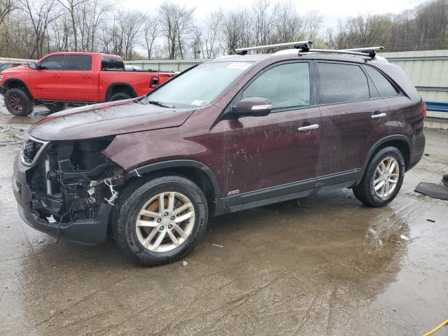 KIA SORENTO LX 2015 with VIN 5XYKTDA64FG569513 - Photo from auction