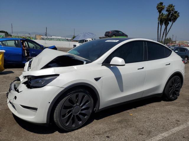 TESLA MODEL Y 2022 with VIN 7SAYGDEF2NF488253 - Photo from auction