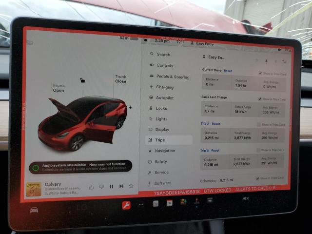 Photo 9 from auction – 2023 TESLA MODEL Y with VIN 7SAYGDEE1PA158918