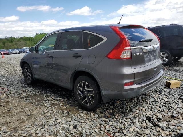 Photo 2 from auction – 2016 HONDA CR-V SE with VIN 2HKRM3H4XGH538402