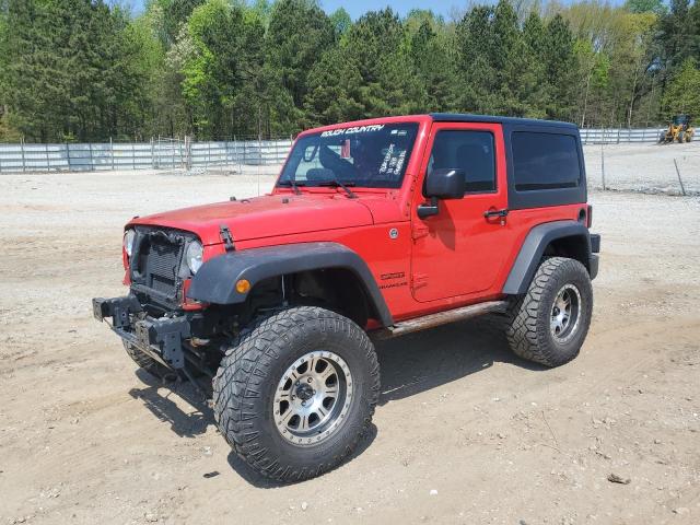 JEEP WRANGLER S 2014 with VIN 1C4AJWAG4EL323912 - Photo from auction