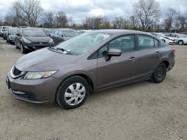 HONDA CIVIC LX 2015 with VIN 19XFB2F56FE281014 - Photo from auction