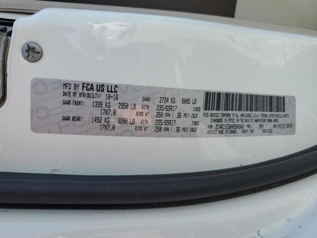 Photo 14 from auction – 2017 CHRYSLER PACIFICA T with VIN 2C4RC1EG0HR584346