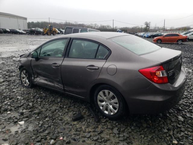 Photo 2 from auction – 2012 HONDA CIVIC LX with VIN 19XFB2F56CE387751