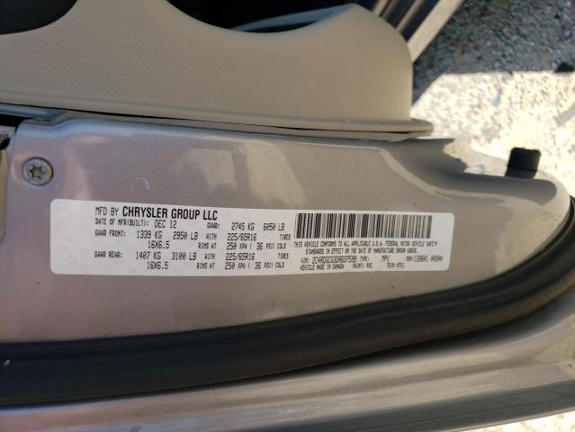 Photo 14 from auction – 2013 DODGE GRAND CARA with VIN 2C4RDGCG3DR637599