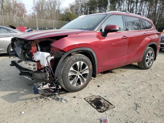 TOYOTA HIGHLANDER 2020 with VIN 5TDHBRCHXLS513499 - Photo from auction
