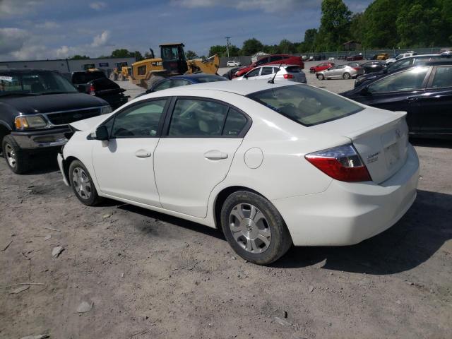 Photo 2 from auction – 2012 HONDA CIVIC HYBR with VIN JHMFB4F2XCS011339